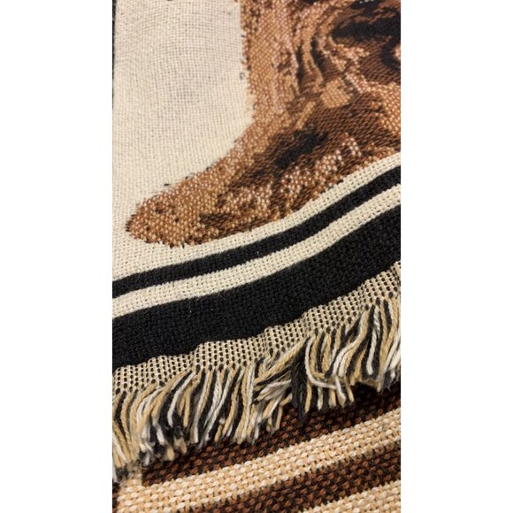 Goodwin Weavers 70"X48" Cotton Tapestry Dog Breed Throw Blanket - Picture 9 of 9